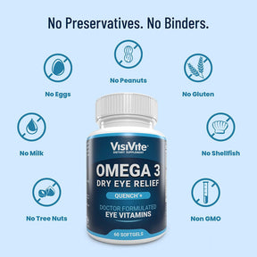 Omega 3 Dry Eye Relief Quench+ Formula