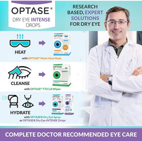 Optase Dry Eye Intense Eye Drops - Preservative Free - 0.33 fl oz - 300 dose Bottle